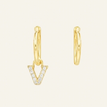 Load image into Gallery viewer, Letter Hoops