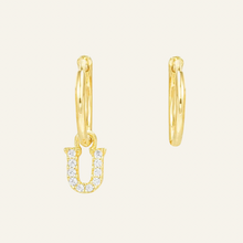 Load image into Gallery viewer, Letter Hoops