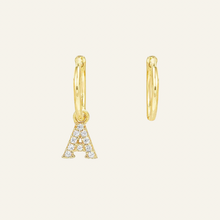 Load image into Gallery viewer, Letter Hoops