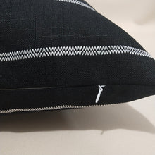 Load image into Gallery viewer, Black Linen Pillow Cover, Billy