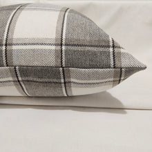 Load image into Gallery viewer, Herringbone Weave Windowpane Pillow Cover, Sarah