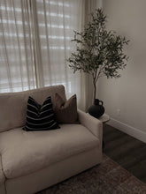 Load image into Gallery viewer, Black Linen Pillow Cover, Billy