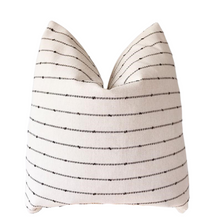 Load image into Gallery viewer, Classic White Linen Pillow Cover, Sandra