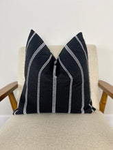 Load image into Gallery viewer, Black Linen Pillow Cover, Billy
