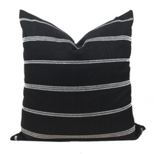 Load image into Gallery viewer, Black Linen Pillow Cover, Billy
